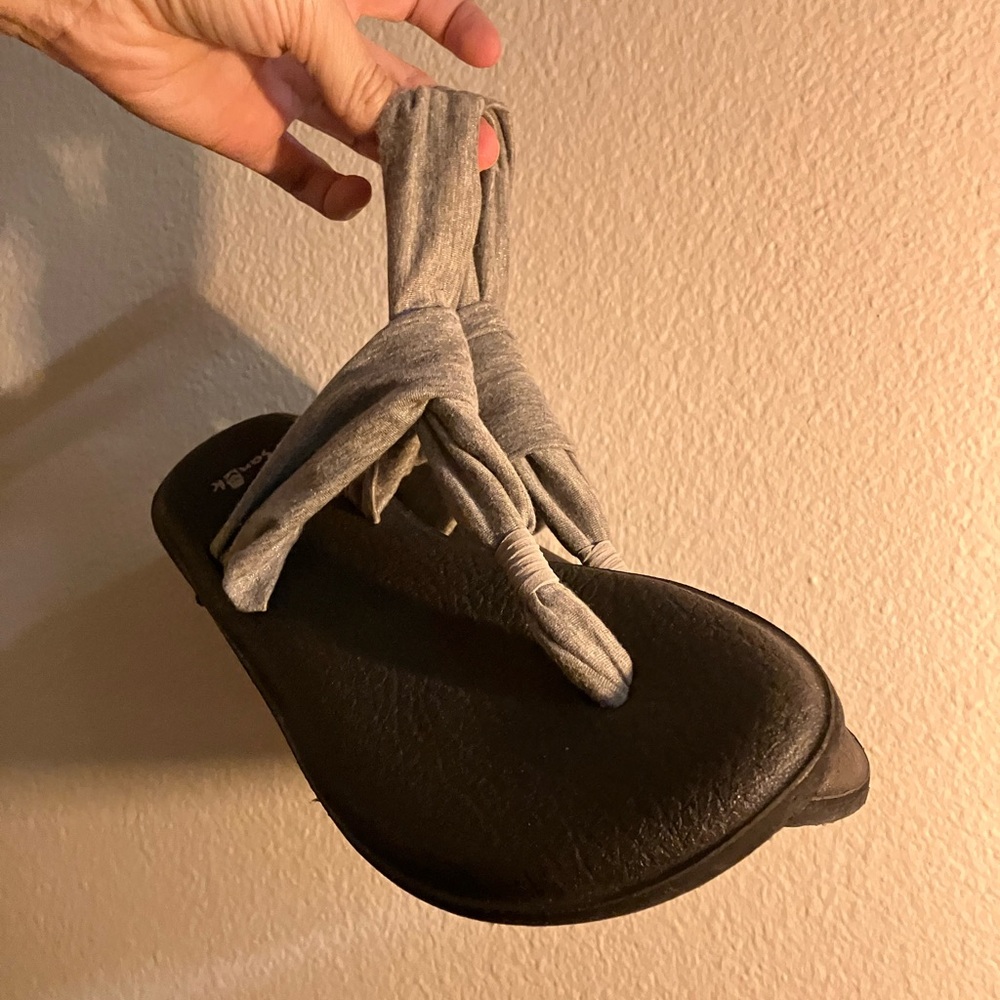 Sanuk fabric sandals!